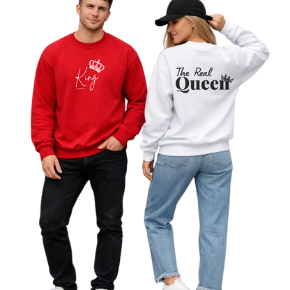 King sweatshirt for couples