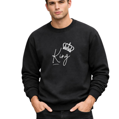King sweatshirt for couples