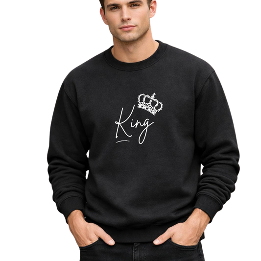 King sweatshirt for couples