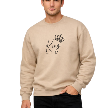 King sweatshirt for couples
