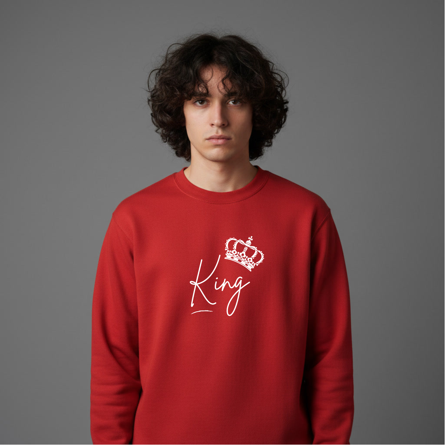 King sweatshirt for couples